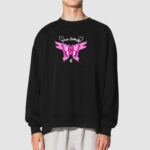 Bluza bez kaptura Różowy Motyl C00639 - obrazek 2