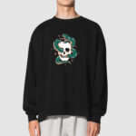 Bluza bez kaptura Wąż Czaszka C00661 - obrazek 2