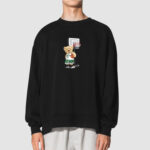Bluza bez kaptura Koszykarz Miś C00685 - obrazek 2