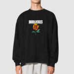 Bluza bez kaptura Burn Roses Róża C00723 - obrazek 2