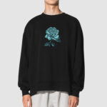 Bluza bez kaptura Róża C00733 - obrazek 2