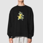 Bluza bez kaptura Kwiaty C00360 - obrazek 2