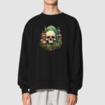 Bluza bez kaptura Czaszka Grzyby C00752 - obrazek 2
