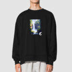 Bluza bez kaptura Wodospad Pixelart C00806 - obrazek 2