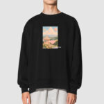 Bluza bez kaptura Pejzaż C00811 - obrazek 2
