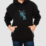 Bluza z kapturem Kosmonauta C00329 - obrazek 2