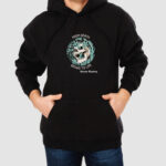 Bluza z kapturem Czaszka C00496 - obrazek 2