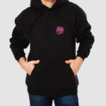 Bluza z kapturem Kwiat C00505 - obrazek 2