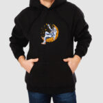 Bluza z kapturem Księżyc Kosmonauta C00509 - obrazek 2