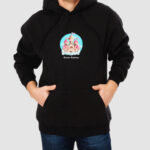 Bluza z kapturem Zamek C00544 - obrazek 2
