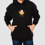 Bluza z kapturem Ptak Płomień Ogień C00550 - obrazek 2