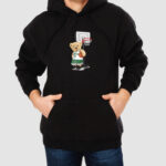 Bluza z kapturem Koszykarz Miś C00685 - obrazek 2