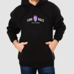 Bluza z kapturem Love Kills C00734 - obrazek 2