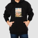 Bluza z kapturem Pejzaż C00811 - obrazek 2