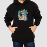 Bluza z kapturem Oko C00813 - obrazek 2