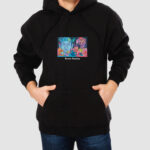 Bluza z kapturem Planeta Abstrakcja C00380 - obrazek 2