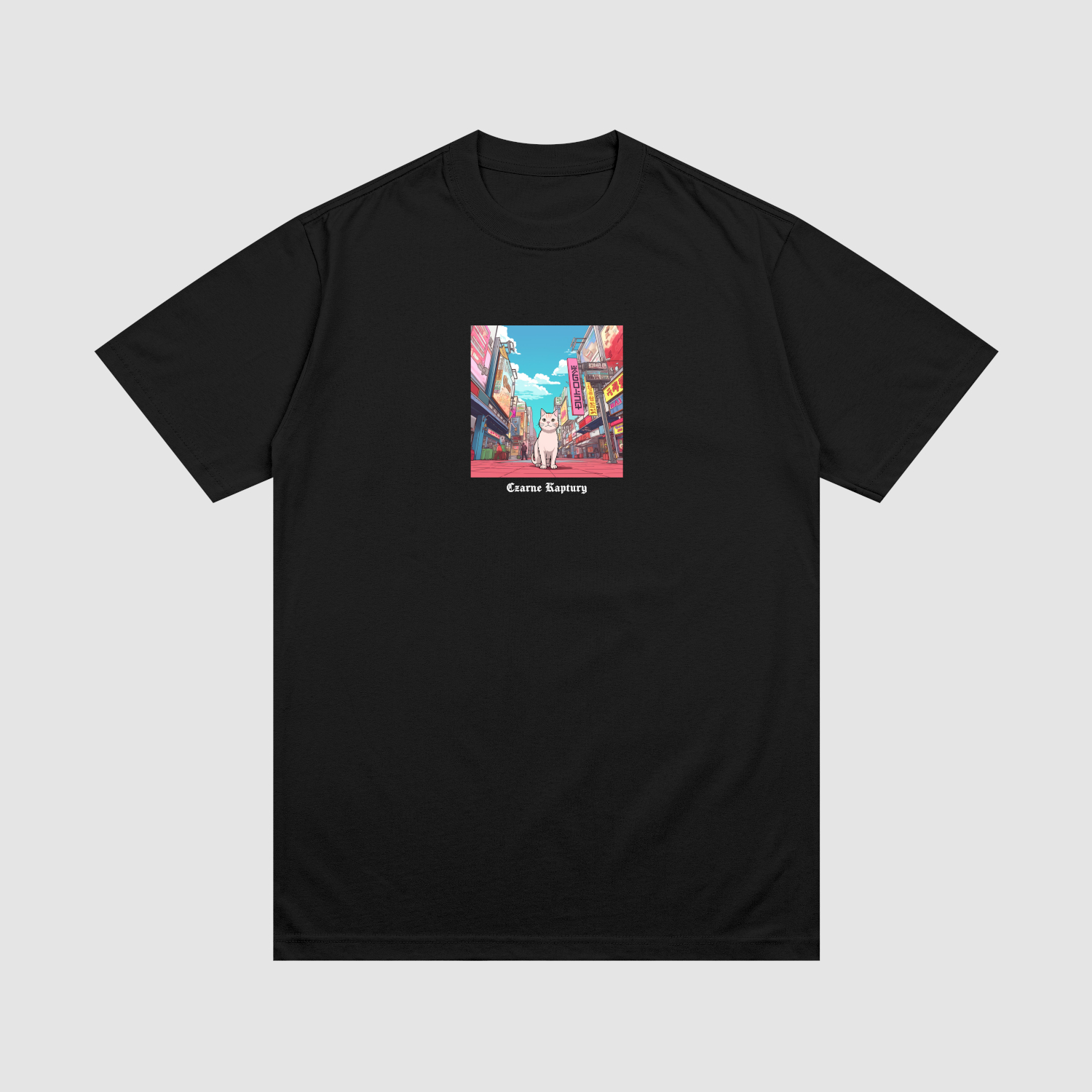 t-shirt Koszulka Kot Anime C00696 - obrazek 1