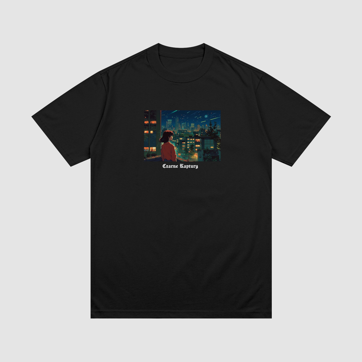 t-shirt Koszulka Miasto Anime C00698 - obrazek 1
