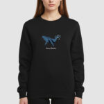 Bluza bez kaptura Wieloryb C00422 - obrazek 3