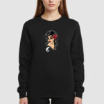 Bluza bez kaptura Kobieta Róża C00478 - obrazek 3
