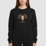 Bluza bez kaptura Czaszka Poroża C00481 - obrazek 3