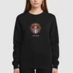 Bluza bez kaptura Czaszka Róże C00492 - obrazek 3