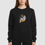 Bluza bez kaptura Księżyc Kosmonauta C00509 - obrazek 3