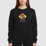 Bluza bez kaptura Kot Jajo Faberge C00576 - obrazek 3