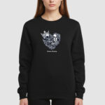 Bluza bez kaptura Serce Czaszki C00606 - obrazek 3