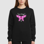 Bluza bez kaptura Różowy Motyl C00639 - obrazek 3