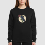 Bluza bez kaptura Kwiat Kruk C00712 - obrazek 3
