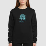 Bluza bez kaptura Róża C00733 - obrazek 3