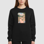 Bluza bez kaptura Pejzaż C00812 - obrazek 3