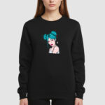 Bluza bez kaptura Dziewczyna C00396 - obrazek 3