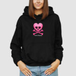 Bluza z kapturem Czaszka Serce C00446 - obrazek 3