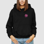 Bluza z kapturem Kwiat C00505 - obrazek 3