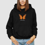 Bluza z kapturem Motyl C00605 - obrazek 3