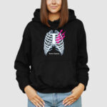 Bluza z kapturem Kości Serce C00636 - obrazek 3