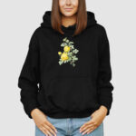 Bluza z kapturem Kwiaty C00360 - obrazek 3