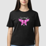 Koszulka Różowy Motyl C00639 - obrazek 3