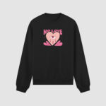 Bluza bez kaptura No Love Serce C00828