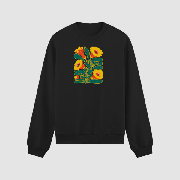 Bluza bez kaptura Kwiaty C00924