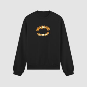 Bluza bez kaptura Złote Zęby Rap C00936