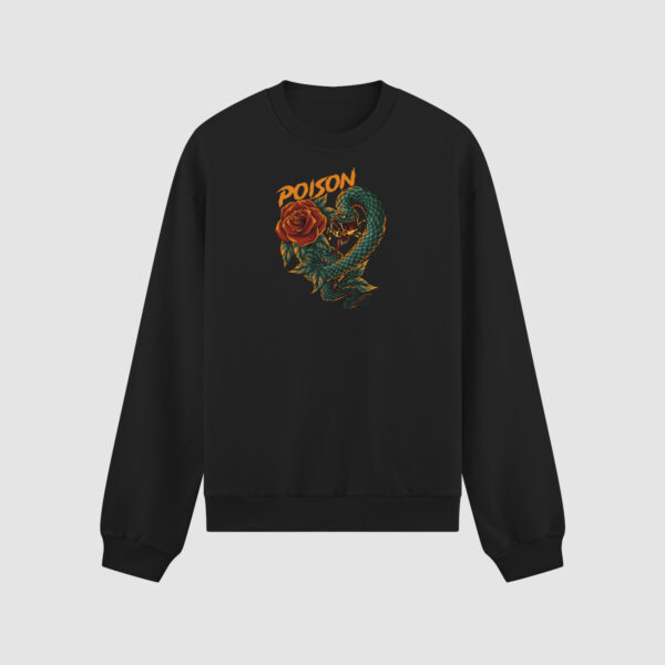 Bluza bez kaptura Wąż Róża C00952