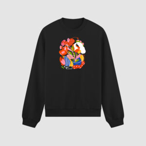 Bluza bez kaptura Abstrakcja C00851