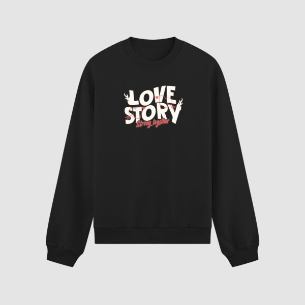 Bluza bez kaptura Love Story Miłość C00881