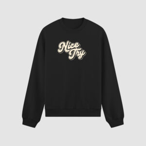 Bluza bez kaptura Nice Try C00904