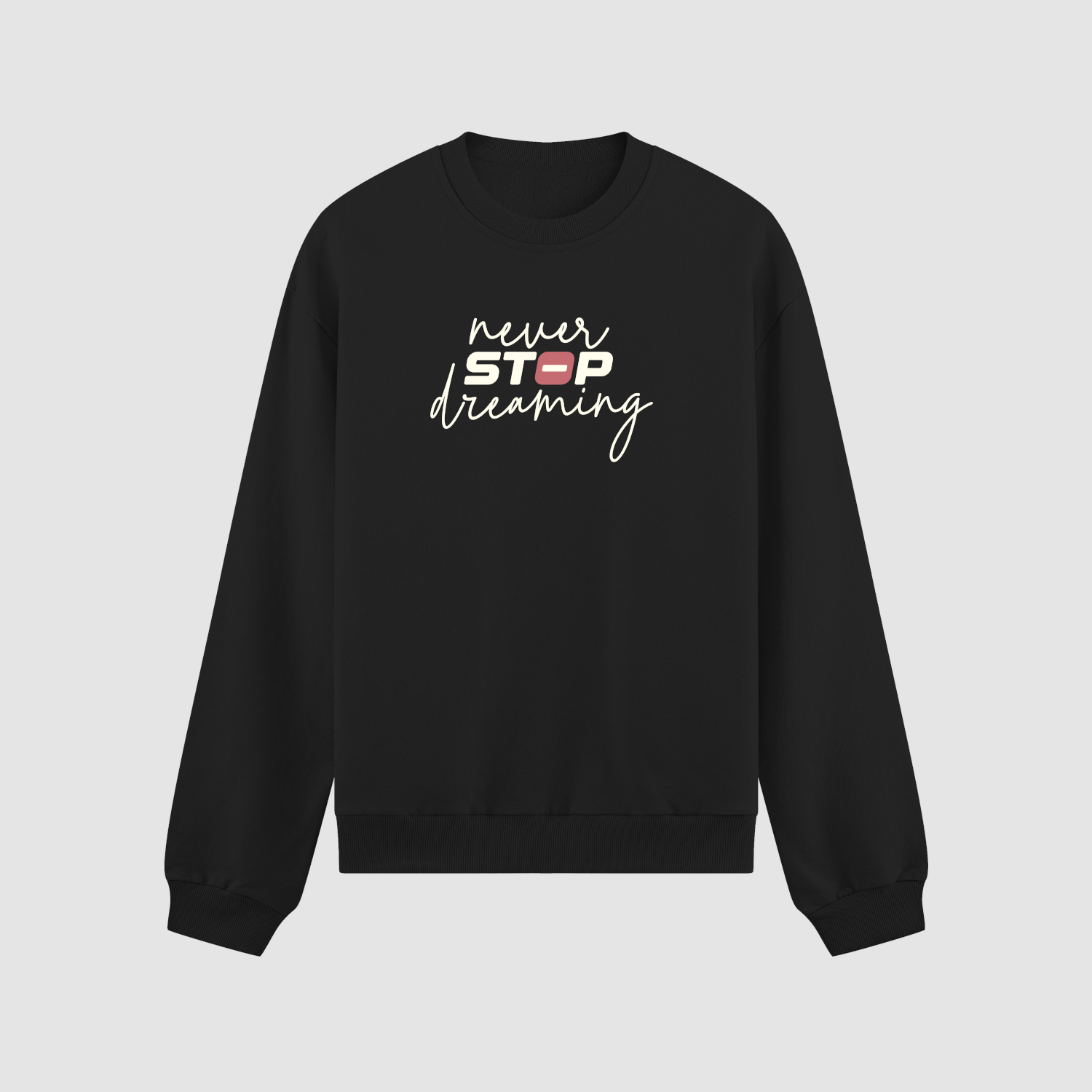 crewneck Bluza bez kaptura Never Stop Dreaming C00906 - obrazek 1