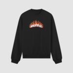 Bluza bez kaptura Hustle Ogień C00913