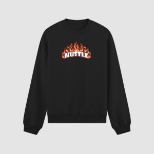 Bluza bez kaptura Hustle Ogień C00913